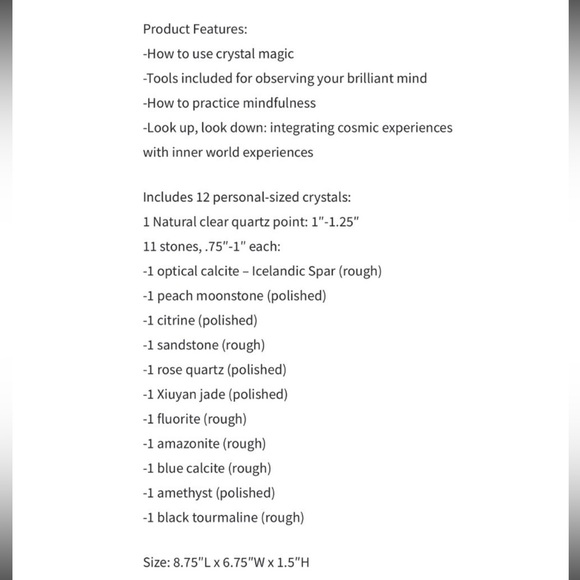 Shoppe Geo 12 Days of Crystal Magic Self-Care Kit - Picture 2 of 6